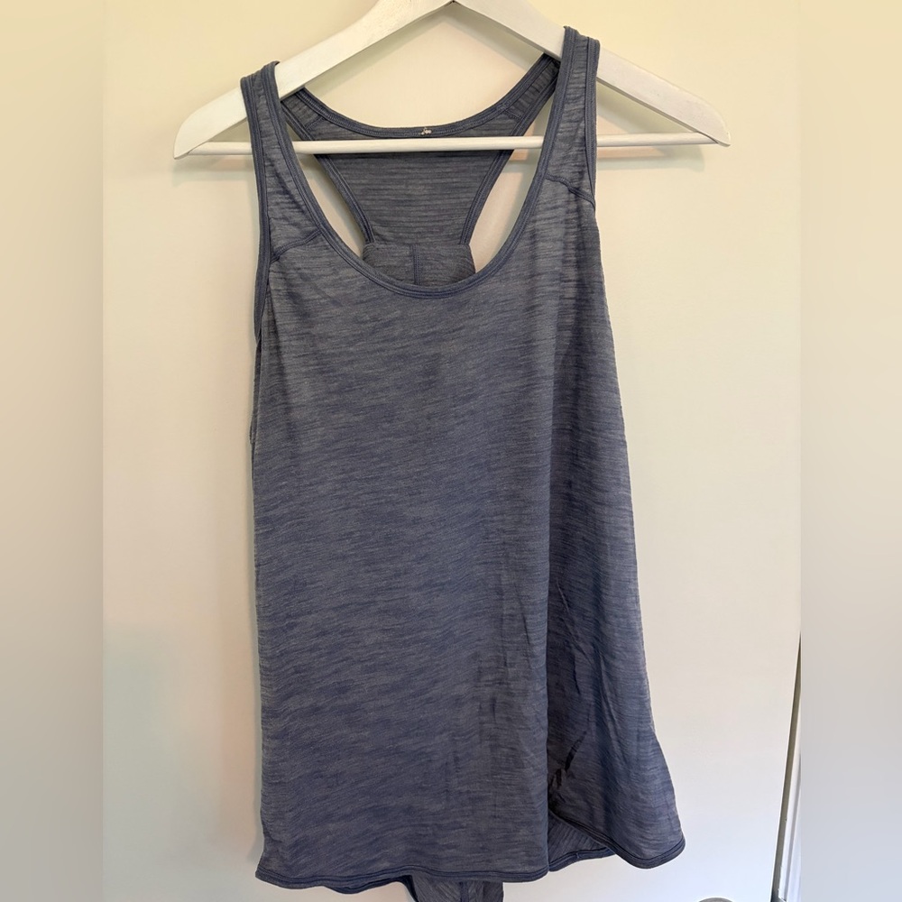 lululemon athletica Blue Tank Top
